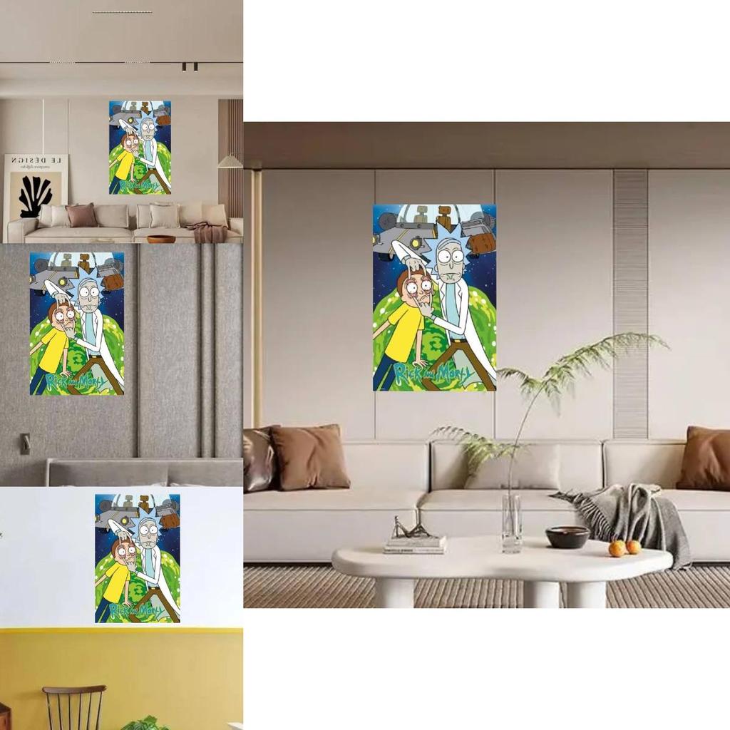 Vibrant Pp Adhesive Poster Modern Minimalist Art Ideal For Bedroom Or Office Decor
