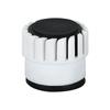Waterproof Nylon Cable Gland with Rubber Seal and Clamping Claw, Semi-Through Type, White