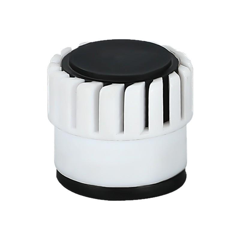 Waterproof Nylon Cable Gland with Rubber Seal and Clamping Claw, Semi-Through Type, White