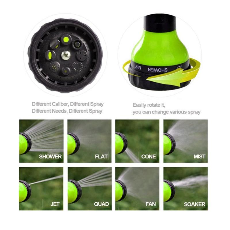 Multifunctional Foam Gun for Car Washing Garden Patio Flowers Plants Watering Pets Showering Durable Water Hose Nozzle