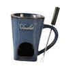 Chocolate Fondue Mug Kitchen Appliances Birthday Home Snack Butter Warmer Wedding Dessert