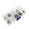 250Pcs Tactile Push Button Switches 10 Types Patches Switches Buttons Car Remote Control Key Button Touch Microswitch