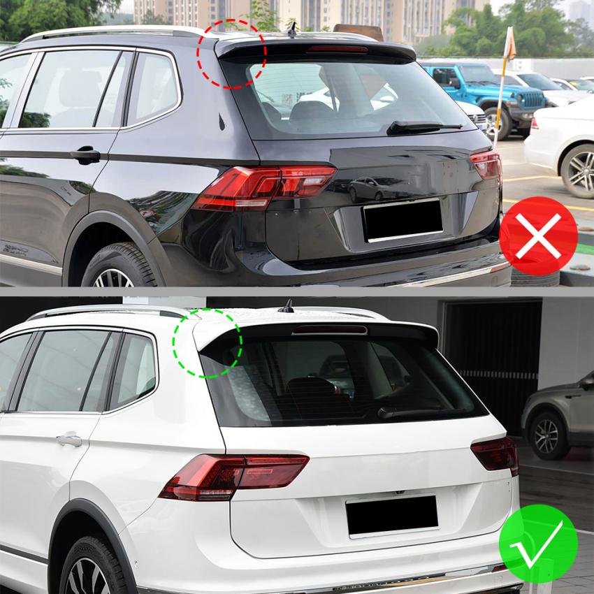 Spoiler Posteriore da Tetto ad Ala per Volkswagen VW Tiguan MK2 R R-Line 2017-2023 Spoiler Posteriore ad Ala Kit Carrozzeria Auto