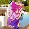Anime No Game No Life Vintage Microfiber Printed Beach Towel Mountain Climbing Yoga Beach Swimming Running Absorbent Soft Towel