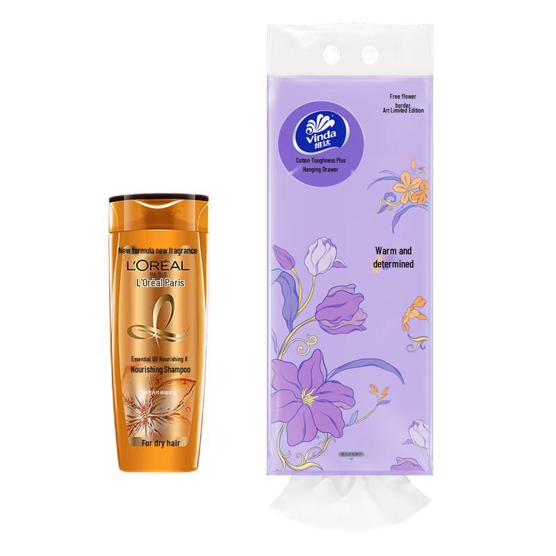 Vinda Hanging Tissue & Essential Oil Shampoo Bundle