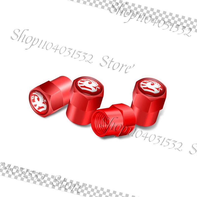 4Pcs Metal Car Styling Tire Valve Caps Tyre Wheel Stem Air Valve Cover For Vauxhall Astra H J G Vectra C Insignia Zafira Corsa