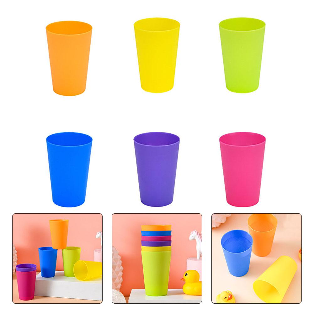 6*6*8.7cm Colourful Cups For Juice Coffee For Microwave