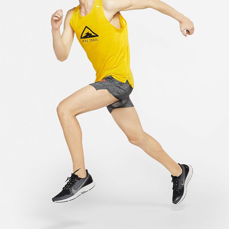 Nike Rise 365 Trail Dri-Fit Running Tank Men Tops Yellow CT7371-735