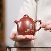 Chinese Yixing Purple Clay Teapot Handmade Butterfly Beauty Tea Pot Household Raw Ore Zhu Mud Kettle Zisha Tea Set Teaware 80ml