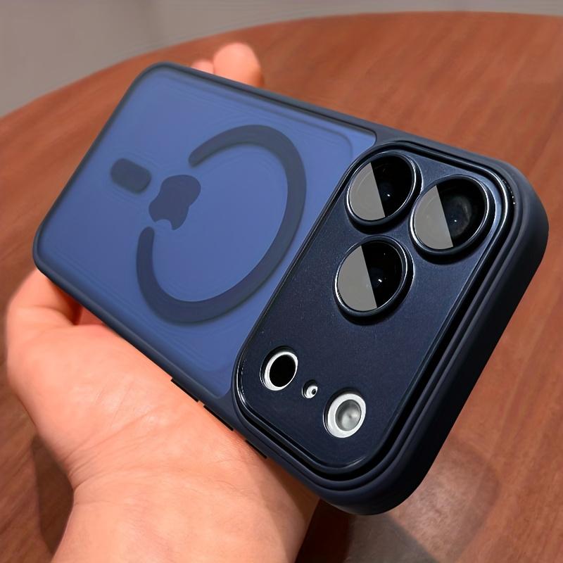 Luxury Magnetic Lens Protector Matte Clear Case for IPhone 17 16 15 14 Plus 13 12 11 Pro Max for Magsafe Wireless Charger Cover