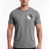 Taoism Ying Yang In The Heart Tshirt Summer Casual Cotton Tee Oversized Streetwear Tops Vintage Graphic Print 100 Cotton