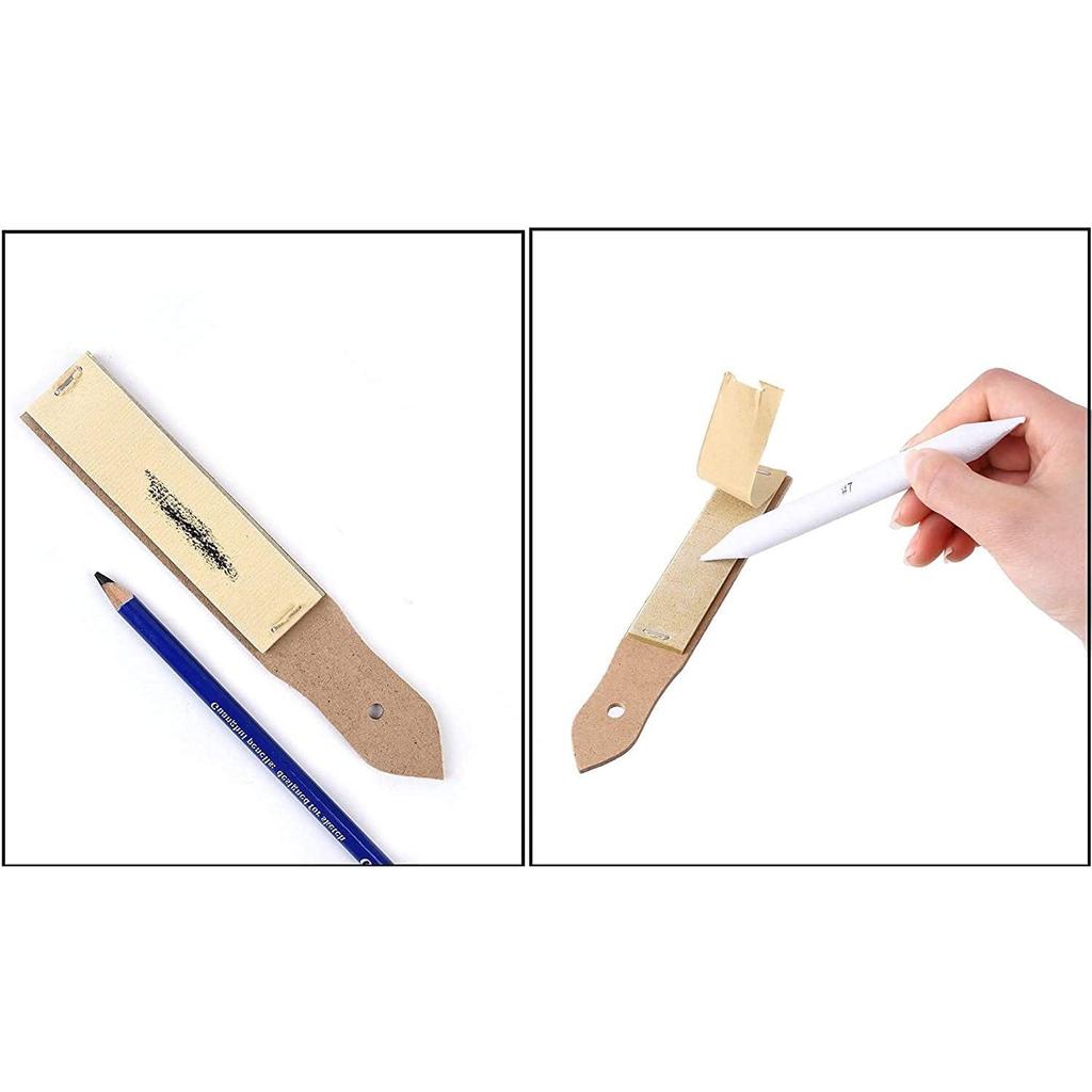 Kreslicí sada Grafitové Uhlové Kreslicí Tužky Sada Pro Umělce Sada Malování Stínování Kreslicí Sada Pro Děti&Dospělé Se Srolovacím Pouzdrem(35 ks)