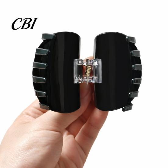 Hairpin for Girl, Football Themed Hair Clip, Large Curved Clip Medium Smooth Surface Long Thick Curly Hair, Strong Elastic Grip Sports Style Fan Gift
