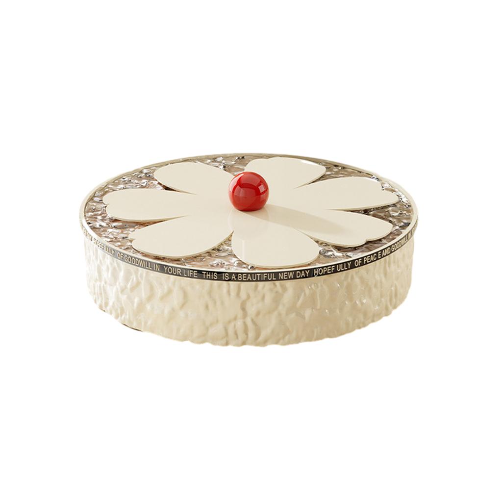1/2/3 Layer Fashion Fruit Plate With Cover Durable Candys Nuts Storage Box For Family Gatherings