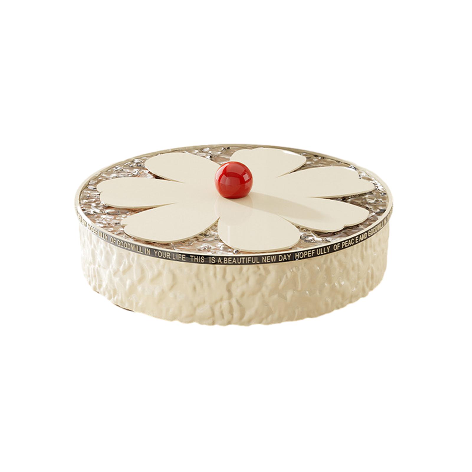 

1/2/3 Layer Fashion Fruit Plate With Cover Durable Candys Nuts Storage Box For Family Gatherings One