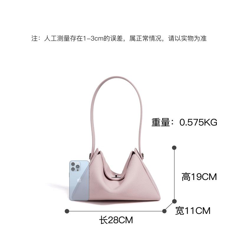 Early spring dumpling bag versatile office worker leather messenger bag commuting exquisite handbag high-end shoulder bag