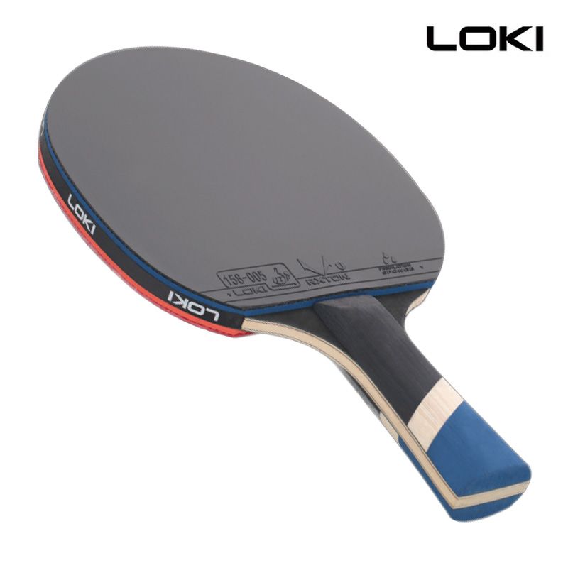 Original LOKI 6 Star CARBON Table Tennis Racket with Square Bag (Sticky RXTON 3 Rubber) 6-STAR Ping Pong Bat Paddle