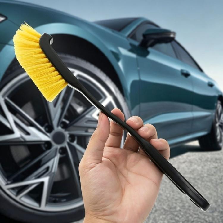 Professional Car Cleaning Tool Soft Bristled Brushes Short Ergonomic Handles For Wheel Arch Detailing Maintenance