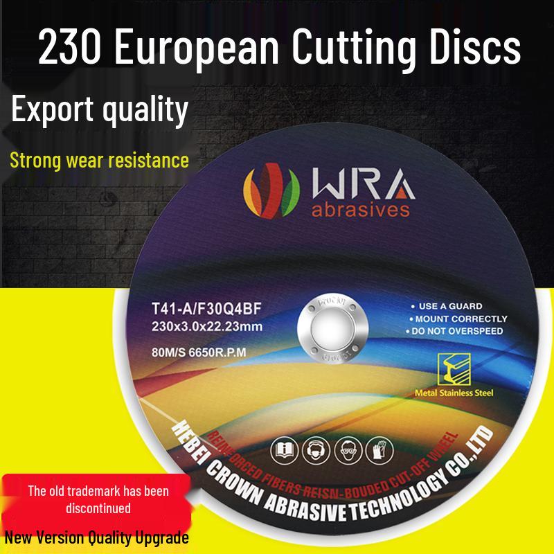 

9-Inch 230x3x22 Angle Grinder Cutting Disc for Metal & Stainless Steel, Resin Grinding Wheel, Double Net Sand Wheel Disc 230x2x22.23