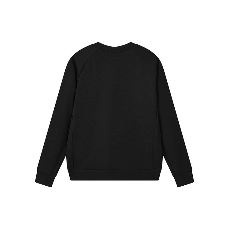 FILA Athletics Printed Crew Neck Sweatshirt Men Tops Deep-Black A11M031222GBK