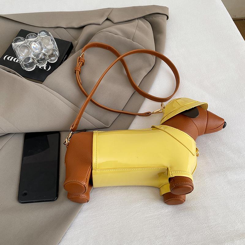 Cute Dog Bag 2025 New European and American Fashion Personality Creative Shoulder Bag Women's Foreign Versatile Crossbody Bag Tide