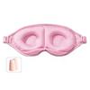 3D Contoured Cloud Sleep Mask with Earplugs Light Blocking Breathable Eye Cover Zero-Pressure Memory