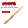 1Pcs Guasha Wood Stick Massage Tool,5 Beads Wood Massage Roller Stick,Lymphatic Drainage Massager For Body Shaping,Gua Sha Tools