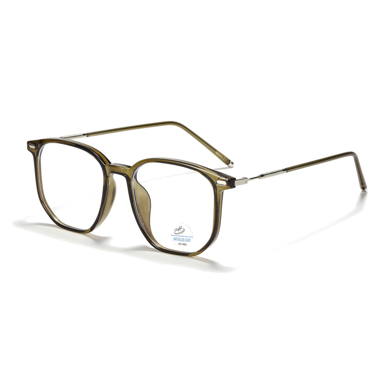 

Квадратные очки мужские 9302 College Style Tr Literary Flat Mirror Женские очки для лица оливковое зеленый