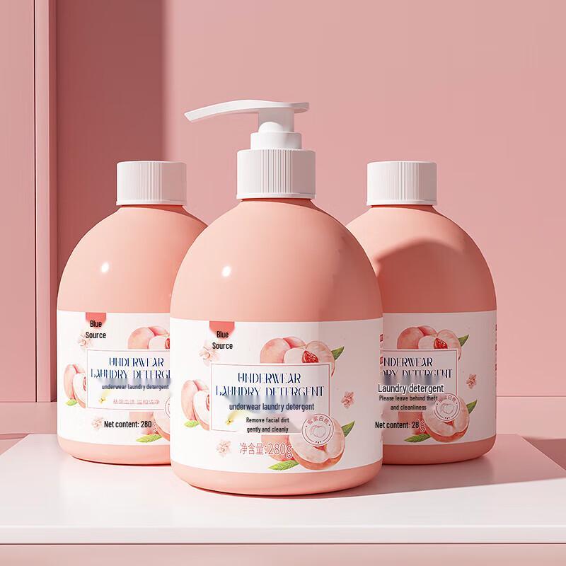 LanPiao Стиральный порошок для нижнего белья с ароматом персика (3 x 280 г)