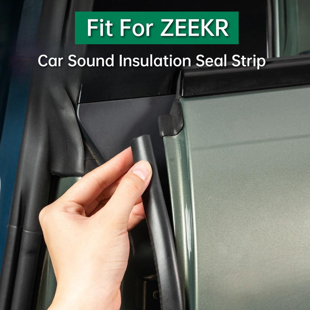 Fit For ZEEKR 001 009 9X 7X 007GT Car Sound Insulation Seal Strip Window Glass Weatherstrip