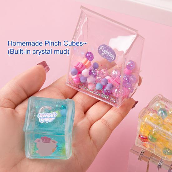 

1 комплект нано-ленты, красочный набор для рукоделия с пузырьками и глиняными наклейками, блестящий шарик для творчества, детская игрушка