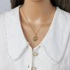 Cute Colorful Zircon Tortoise Pendant Necklaces for Women Girls Stainless Steel Chain Trendy Boho Jewelry Accessories Gifts
