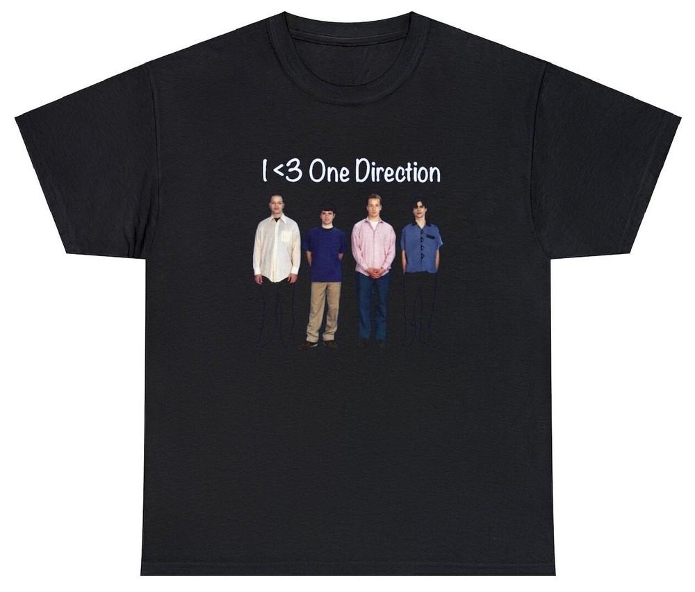 Футболка One Direction Weezer Смешной Мем Группа 1D Тур Гарри Стайлс Юмор Футболка Унисекс XXL