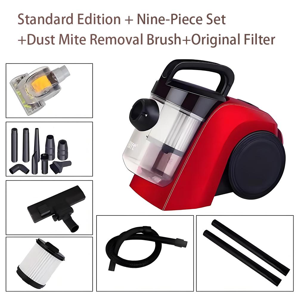 Household Vacuum Cleaner Handheld Multi-Purpose Brush Vacuum Tool Portable High Power Suction Large Capacity Dust Cleaner