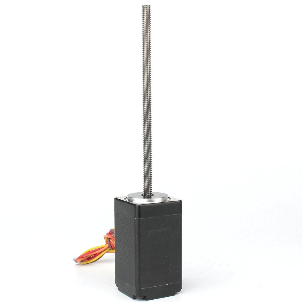 28 Through-Type Linear Stepper Motor: Dual-Axis 3D Printing & Medical Equipment Slide Rail with Lead Screw