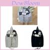 Casual Canvas Student Backpack With Cute Bunny Ears For Daily Use
