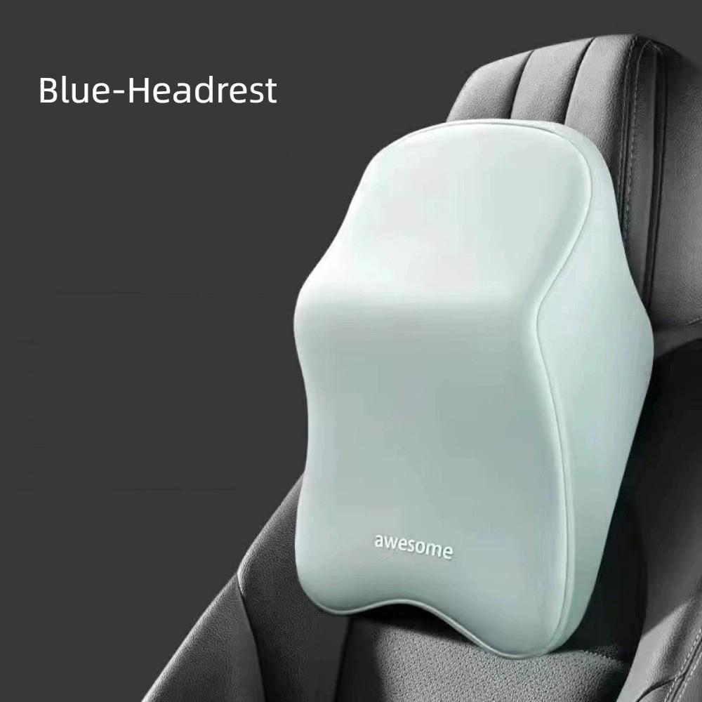 Anti-fatigue Car Neck Pillow Soft Neck Rest Cushion Breathable Car Headrest  Car Interior Ornaments