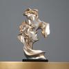 Nordic creative ornaments modern minimalist style character sculpture resin crafts couple kiss wedding gift home decoration