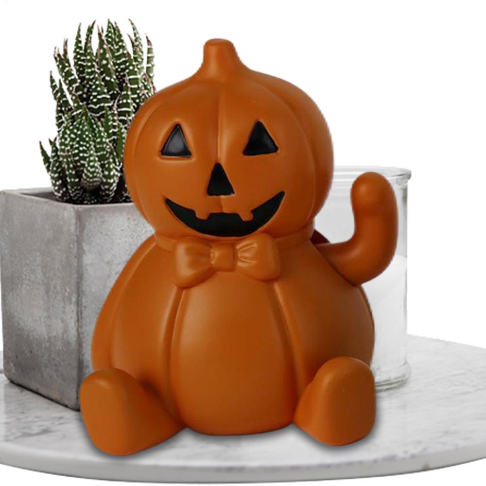 

Halloween Statue Indoor Cute Spooky Ghost Figurine With Waving Hands Seasonal Holiday Spooky Desk Ornament For Home Bookshelf тыква
