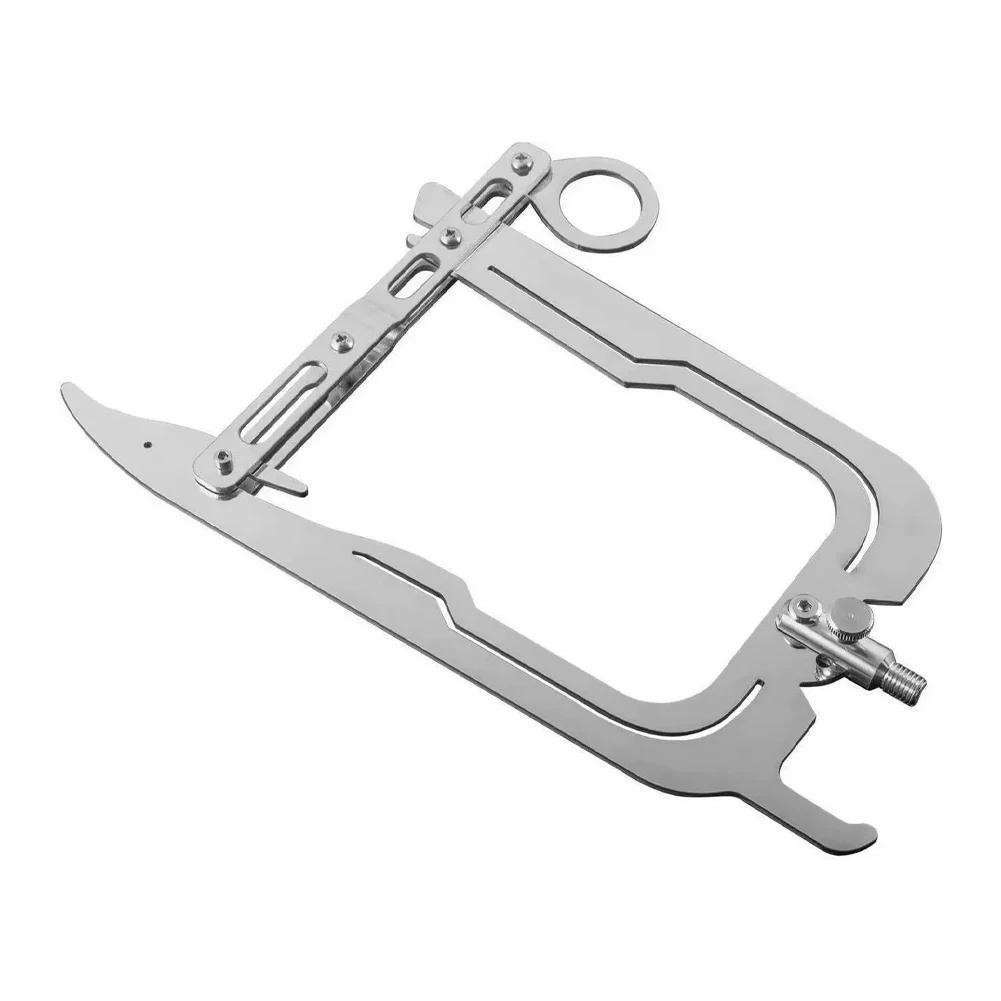 

Stainless Steel Multi-Function Mooring Hook – Quick Line Threader & Portable Boat Securing Dock Hook for Kayak & Yacht