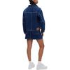 Coach Ss24 Logo Appliqué Single-Breasted Collar Long Sleeve Denim Jacket Women jackets Blue CT235-DDE