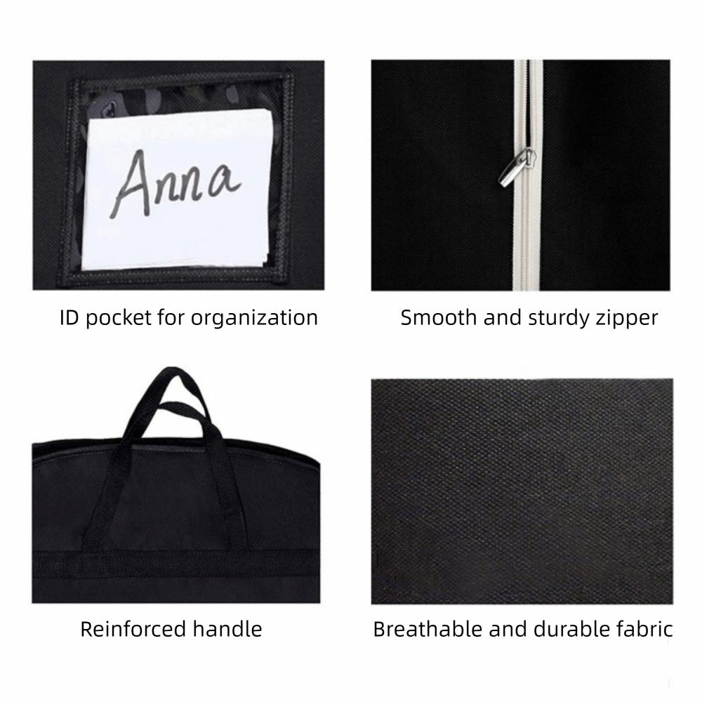 Non-Woven Fabric Wedding Dress Garment Bag Folding Wedding Dress Cover Travel Garment Bag Prom