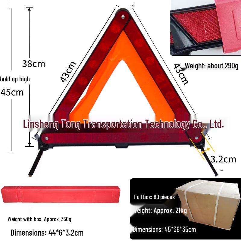 Brangdy Foldable Car Safety Warning Triangle Universal