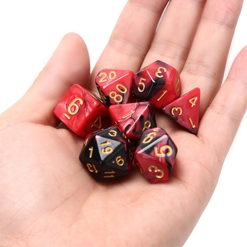 Color : A ZOUOOU RIDSVCVA94 7pcs/Set Acrylic Dice Set Different Shapes Digital Dice for RPG MTG DND Board Game Role Playing Games Random Color : A ZOUOOU RIDSVCVA94 7pcs/Set Acrylic Dice Set Different Shapes Digital Dice for RPG MTG DND Board Game Role Playing Games Random