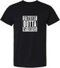 Straight Outta My Forties Funny Tee Shirt, Humor Joke T-Shirt for Men Women, Black