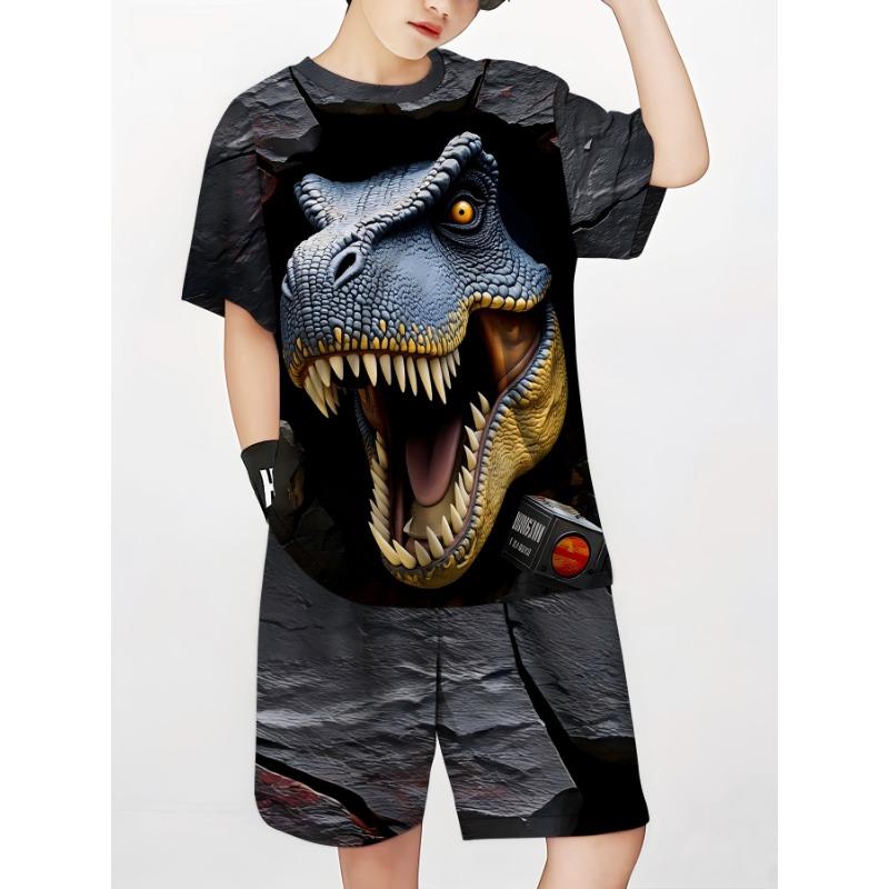Children's T-shirt and Shorts Set, Comfortable, Skin-friendly and Breathable, Suitable for Sports and Daily Use