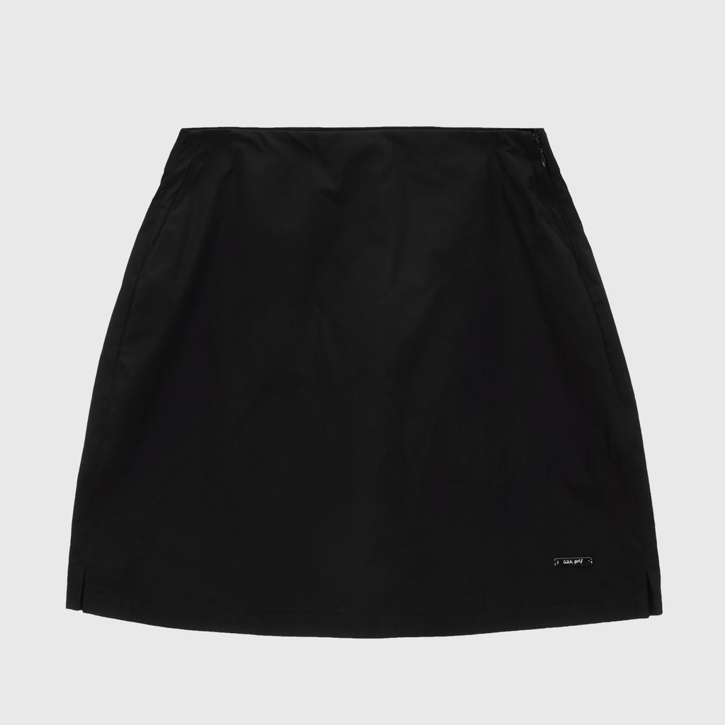 LIKK Side Slit Backband Mini Skirt (Black)_L4A1-Sk04C