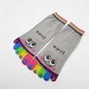 1 Pair Cotton Women Socks Women Cute Casual Five Toe Crew Finger Performance Original Weight Micro Funny Socks