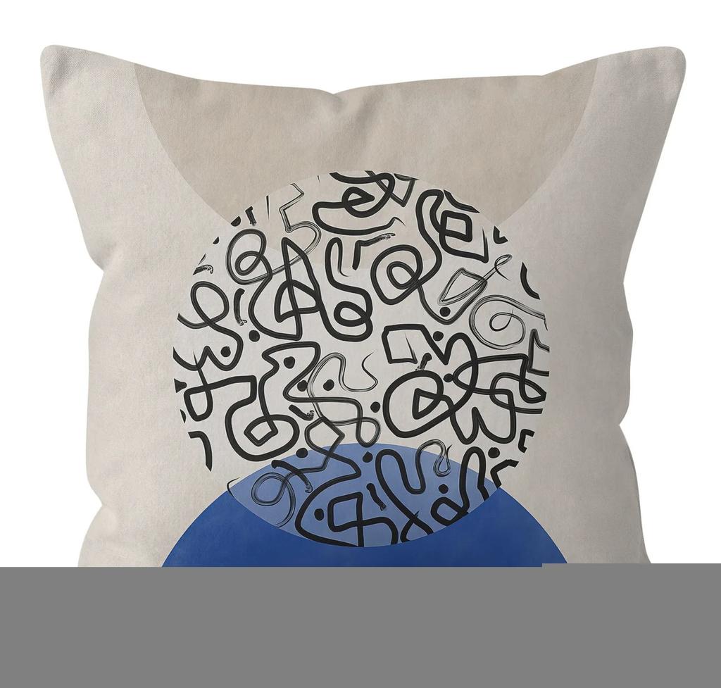 Office Living Room Home Pillowcase Abstract Line Decorative Pillowcase Car Ornaments