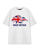 Show Me The Merch White Great Britain Short Sleeved T-Shirt Unisex